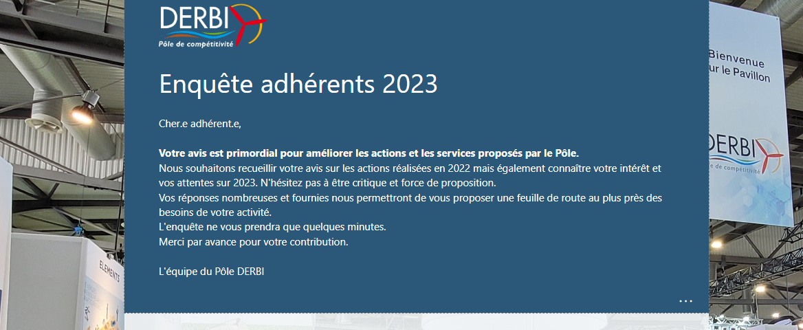 enquete adherent 2023