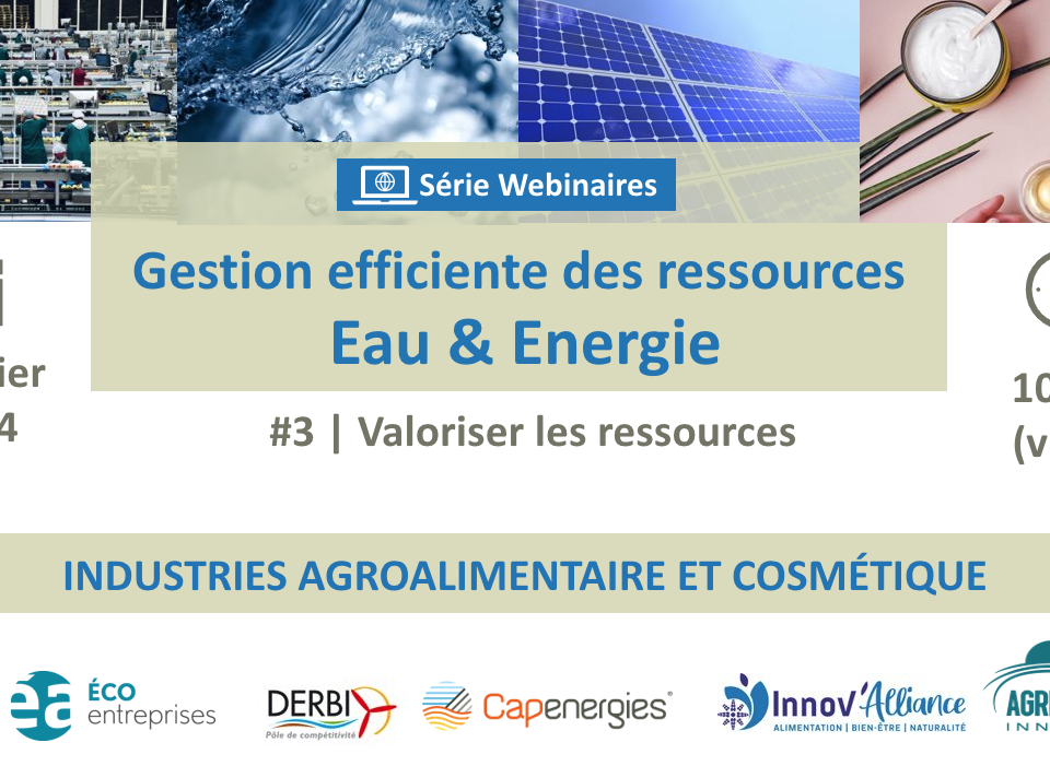 Webinaire valoriser les ressources en eau et energie